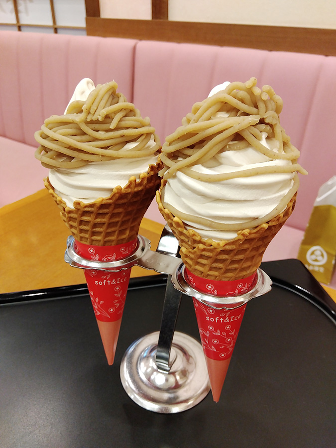 モンブランアイスクリーム